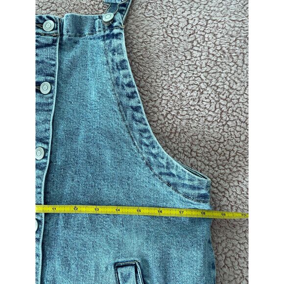 Celebrity Pink Women's Denim Skirt Romper in size Small Adjustable Straps - Picture 6 of 6